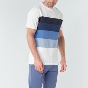 Scotch & Soda Black and Blue Short Sleeve Tee
